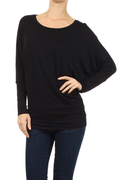 black long sleeved dolman