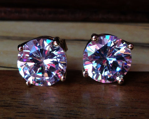 Zirconia Icy Stud Earrings