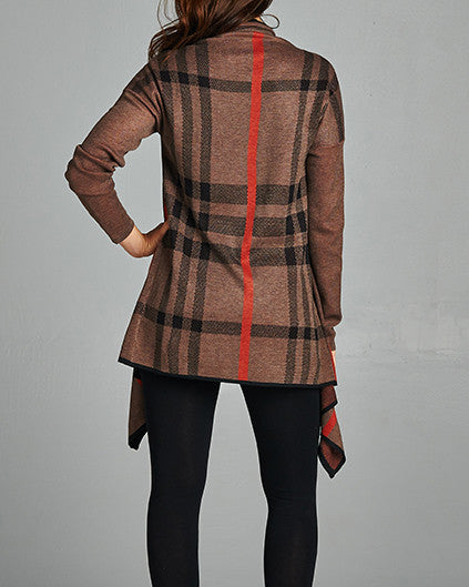 Mary Plaid Cardigan