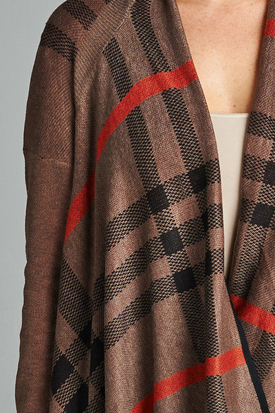 Mary Plaid Cardigan