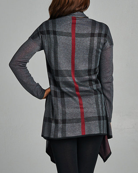 Mary Plaid Cardigan