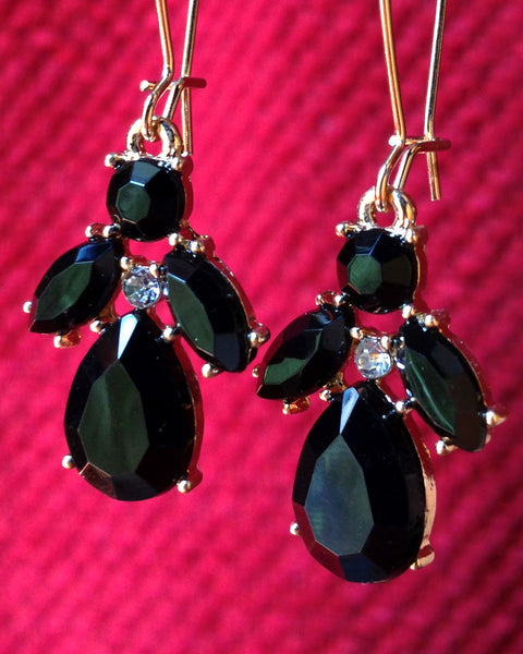 Long Crystal Drop Earring