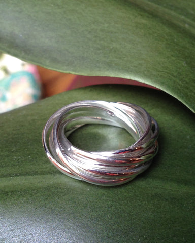 Sterling Silver Roll Ring