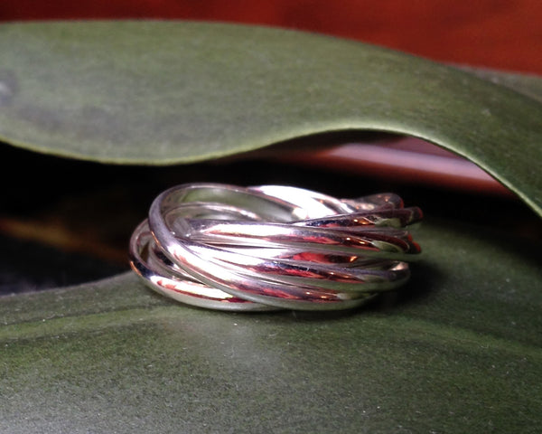 Sterling Silver Roll Ring