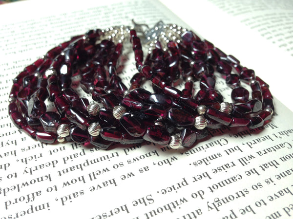 Garnet Multi layer Bracelet