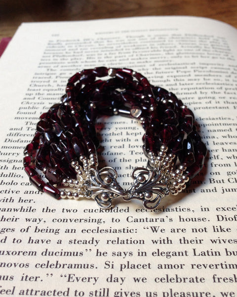 Garnet Multi layer Bracelet