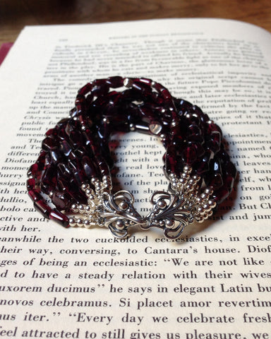 Garnet Multi layer Bracelet