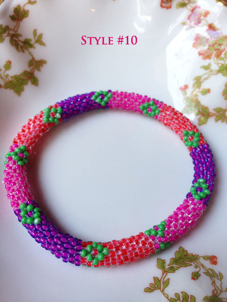 Nepal Beaded Roll Bracelets