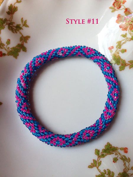Nepal Beaded Roll Bracelets