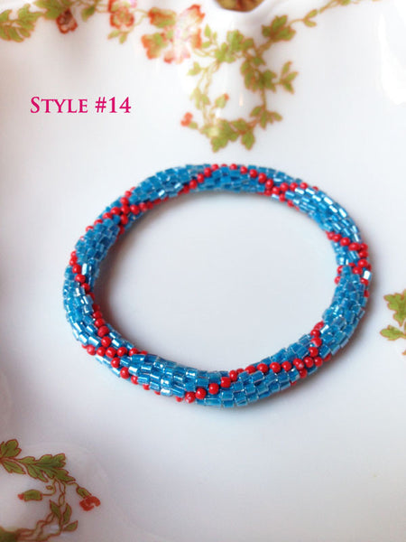 Nepal Beaded Roll Bracelets