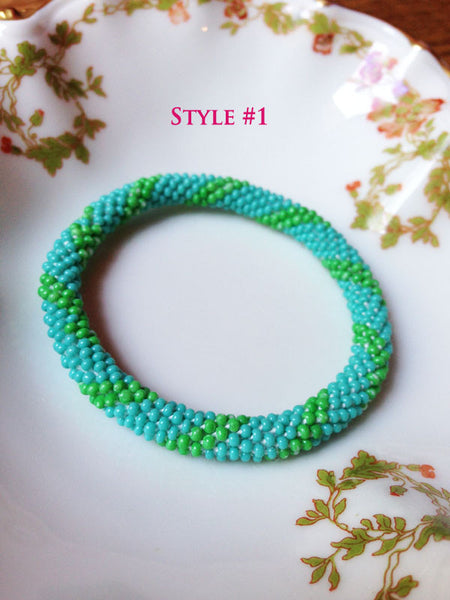 Nepal Beaded Roll Bracelets