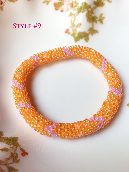 Nepal Beaded Roll Bracelets